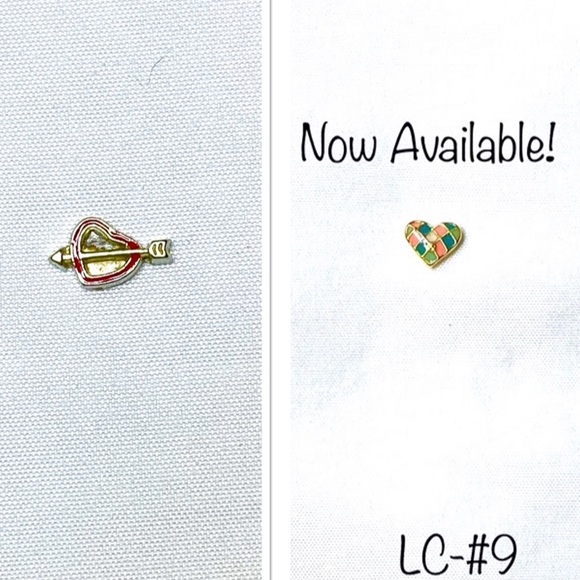 LC-#8 (4X) Love & Luck locket charms - Picture 7 of 8